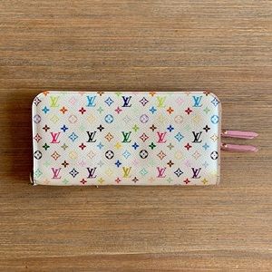 LOUIS VUITTON Authentic Long Multi-color Wallet